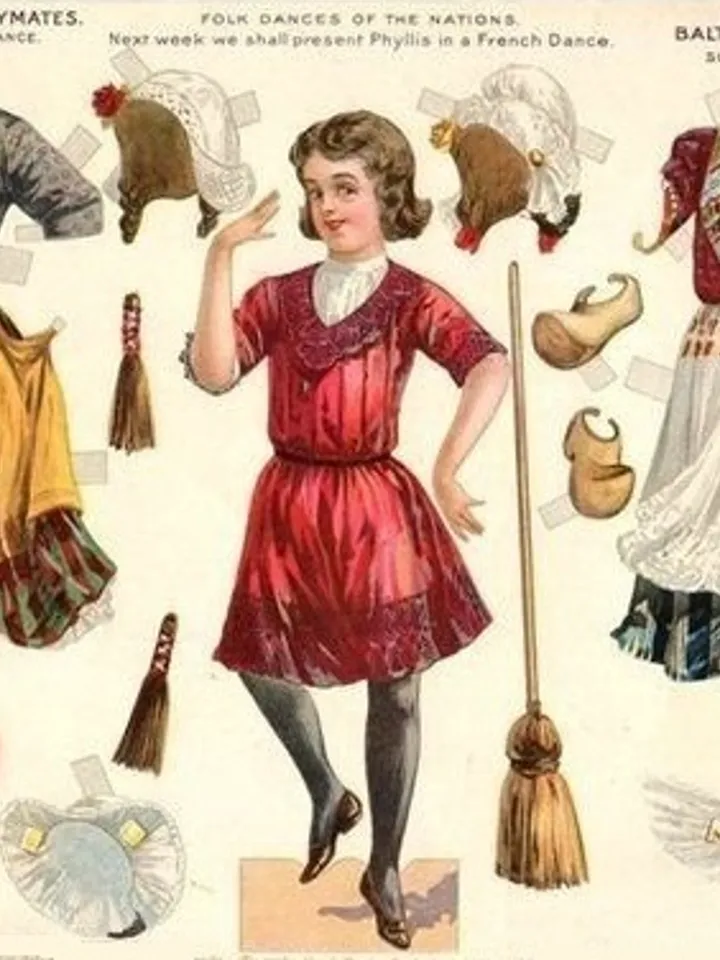 Paper Doll National Dutch Dance Digital Download PDF
