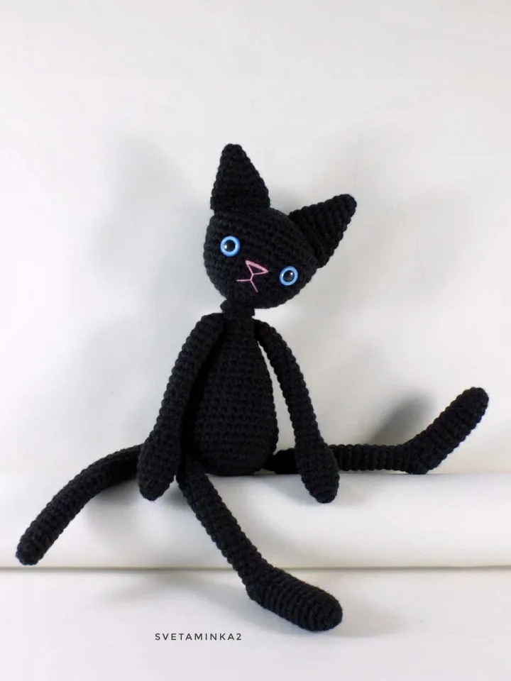 Crochet Cat Pattern. Amigurumi Cat Pattern. Cute Amigurumi Stuffed Toy. Digital Download. PDF.