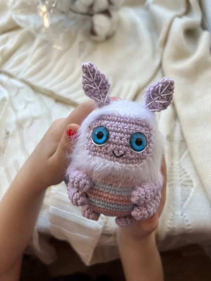 PDF Crochet Pattern Butterfly, Amigurumi Moth, Amigurumi Butterfly, Butterfly doll, Cute monster Moth, amigurumi animal