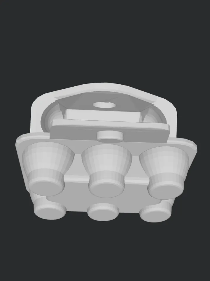 3D MODEL Miniature egg box model ready to print