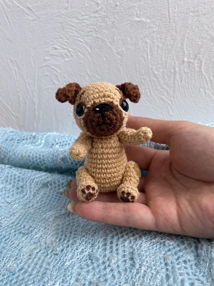 PDF Crochet Cute Pug Dog Puppy Amigurumi and Dogs Accessories, Crochet pattern Crochet Animal Pattern Crochet Pug Pattern Amigurumi baby toy