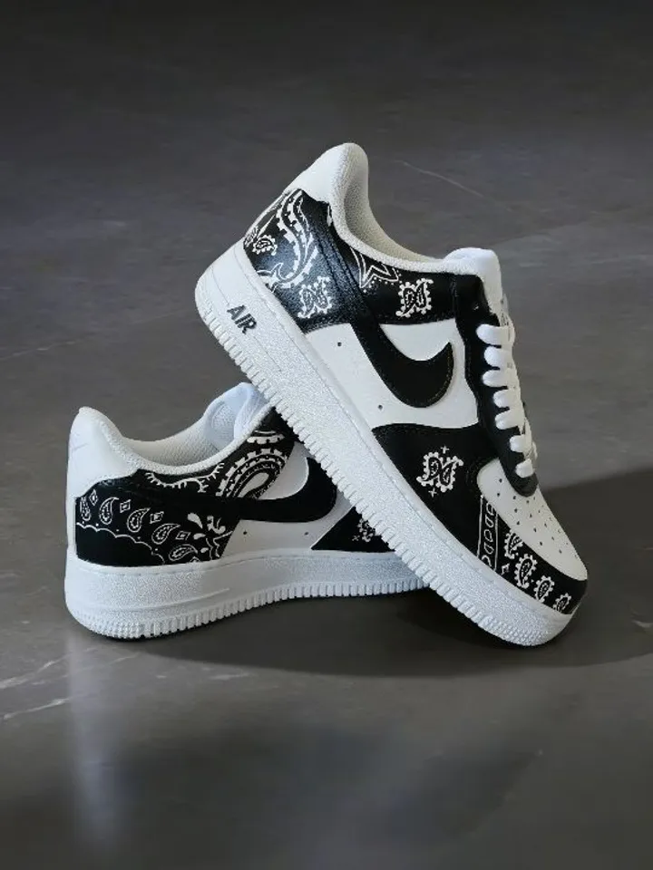 Nike airforce 1 black カスタム Nike Custom Air Force 1 