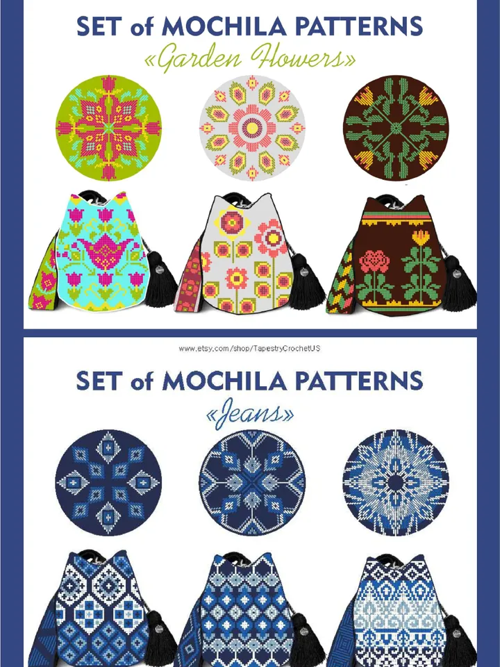 Tapestry crochet PATTERNS / Big Collection - 3