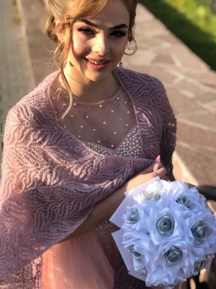Ombre bridal shawl,lilac hand knit wrap,boho wedding,evening scarf gifts ,mom birthday gift,neck warmer, wool shawl christmas gift.