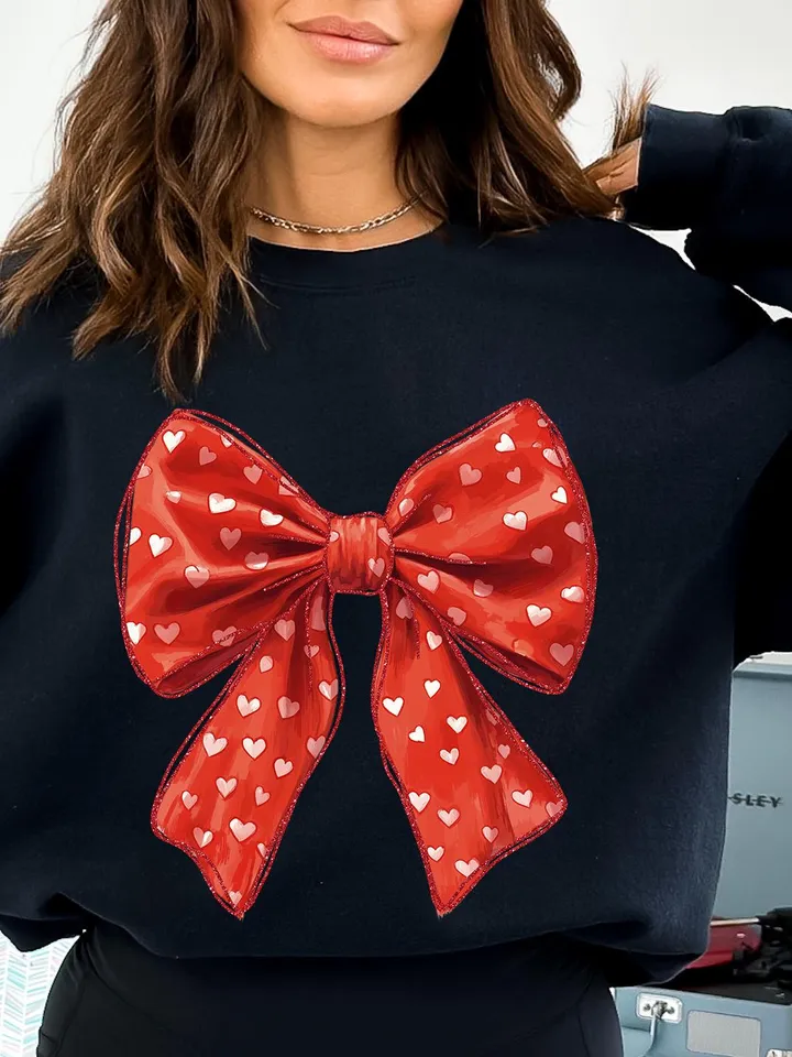 Valentine day Heart Coquette bow Png, Retro Valentine Shirt Design, Valentine Png, Valentine Love Png, Heart Valentine bow png