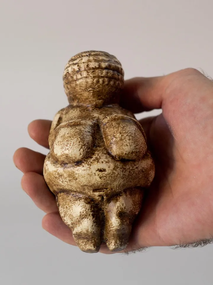 Paleolithic Venus of Willendorf, ivf gift, Fertility Goddess, Primitive Tribal Craft, Realistic Museum Replica of Real Ancient Artifact