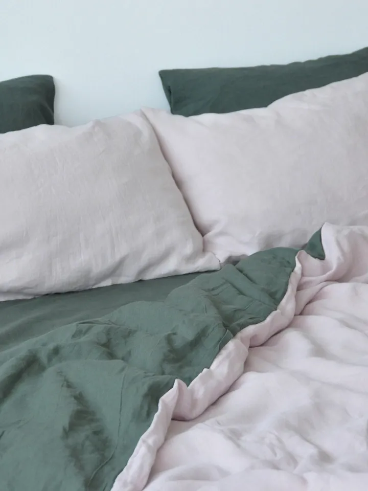READY TO SHIP / Double-sided linen duvet cover / 1 duvet cover / Softened linen / Comforter cover / Quilt cover / Hidden buttons closure