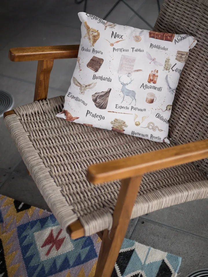 Wizarding World Baby Pillow; Magic School Pillow Owl Key Magic World Custom Wizard Pillow Gift for Baby Magic School Pillow WBB12