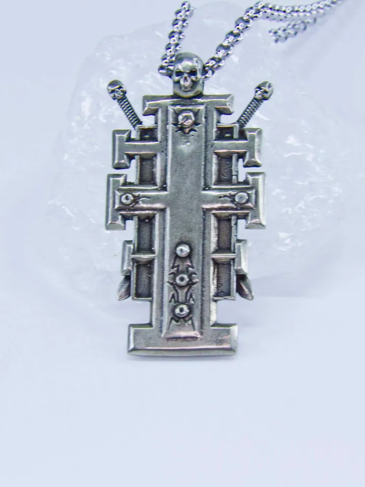 Ordo Xenos Insignia with Skull and Crossed Swords