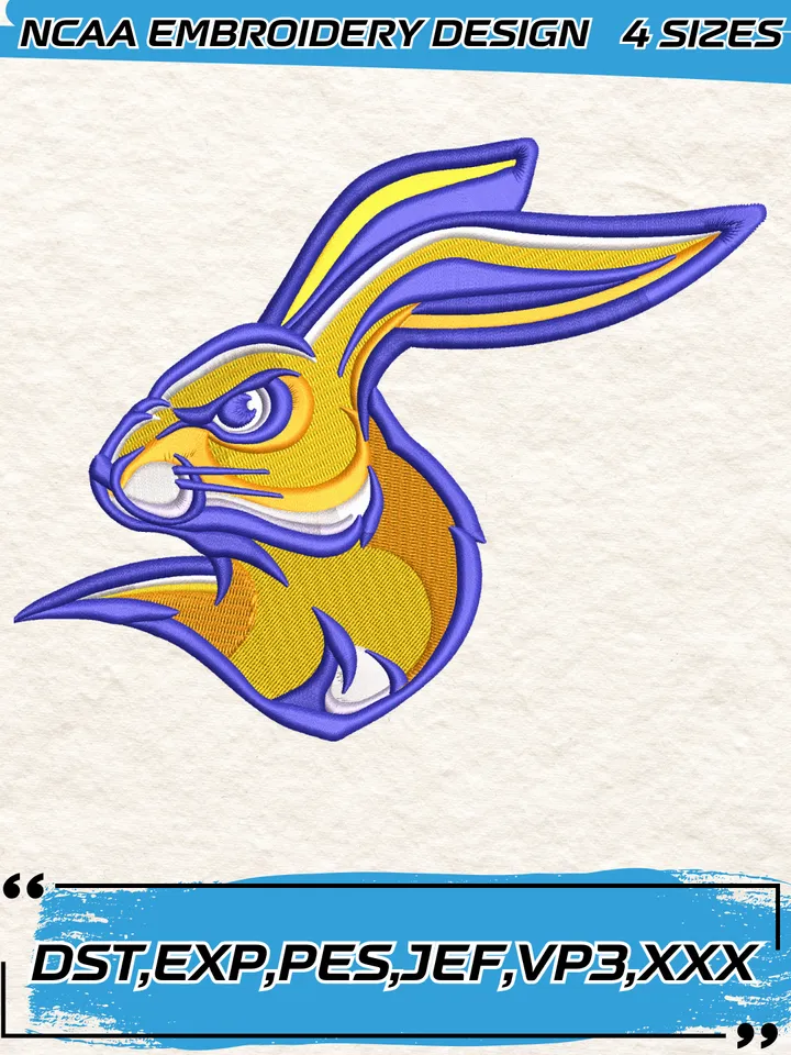 South Dakota State Embroidery Designs,NCAA Logo Embroidery Design,Machine Embroidery Design File,4 Sizes, Digital Download