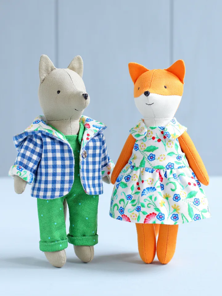 PDF Mini Fox Stuffed Animal Sewing Pattern
