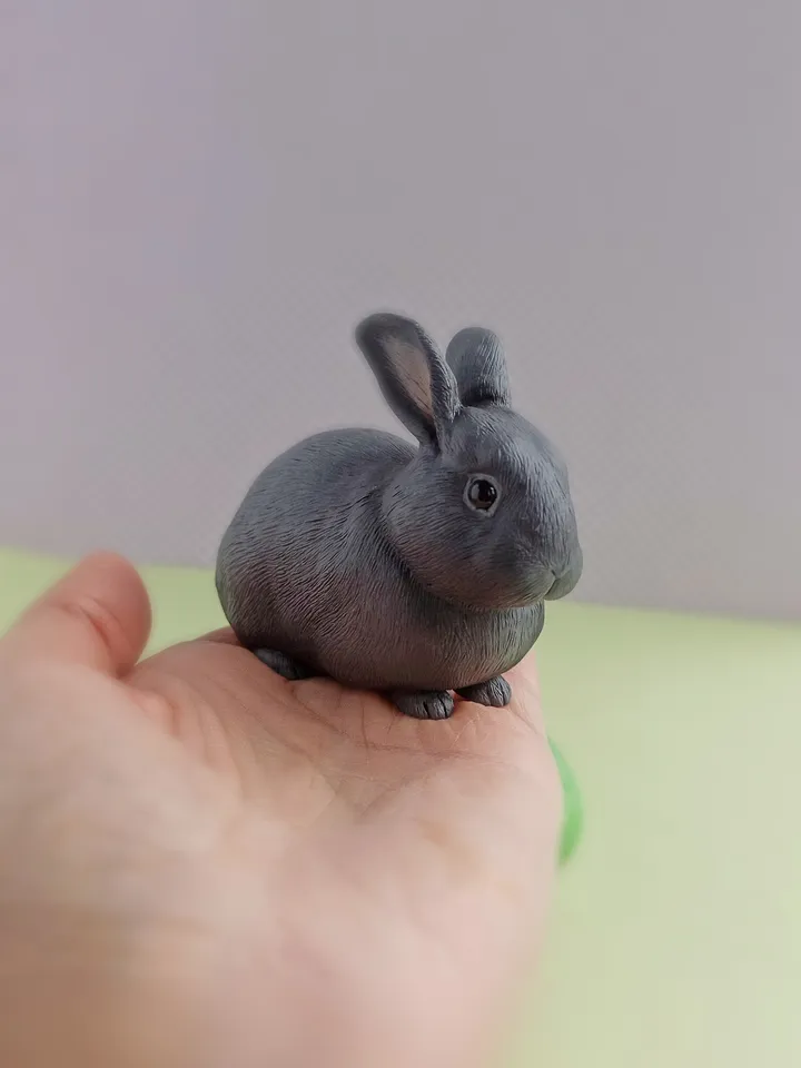 Customized rabbit memorial sculpture