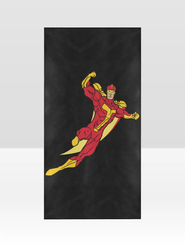 Turbo Man Beach Towel