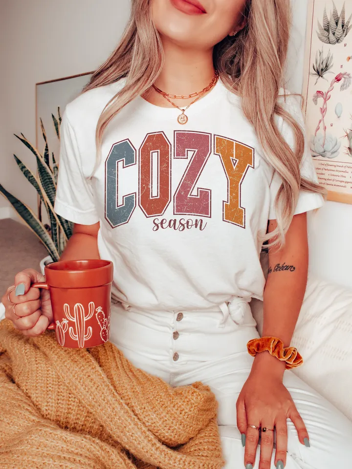 Cozy Season Svg, PNG, Cozy Sublimation Design, Thanksgiving Png, Fall Sublimation Design, Fall Png, Halloween png, Autumn Sublimation, Retro
