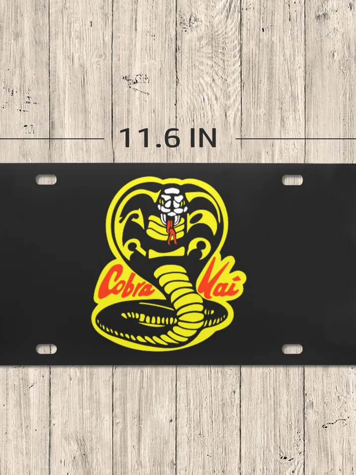Cobra Kai License Plate