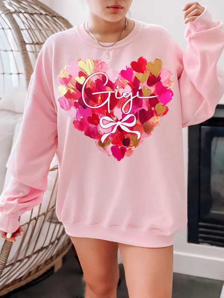 Nana Gigi Mimi png Valentine Day Heart Brushstroke png,Valentine Mama Mini coquette png, Valentines png, Pink Bow png, Pink Mama png, Match
