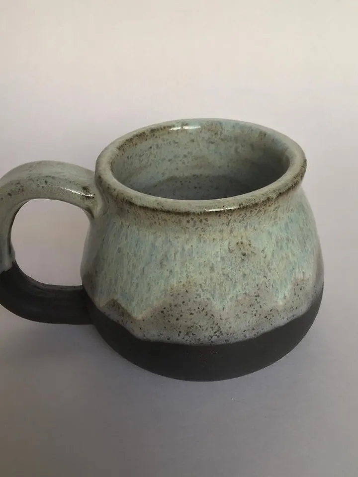 Black, Lavender Mist and Frosted Lemon Ceramic Mug