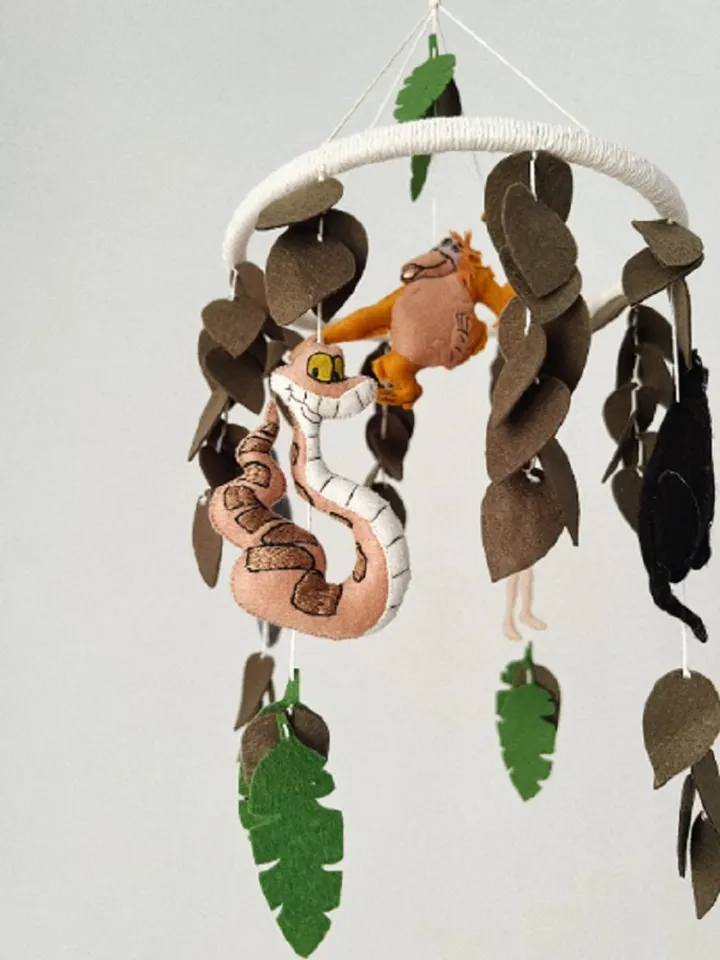 Baby mobile Disney the Jungle Book nursery mobile Mowgli
