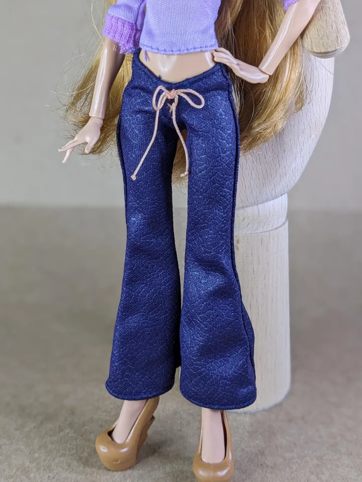 Purple pants for 10.5-inch female dolls (MH, EAH)