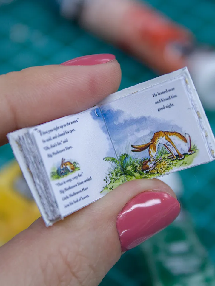 TEMPLATE Miniature book How Much I Love You