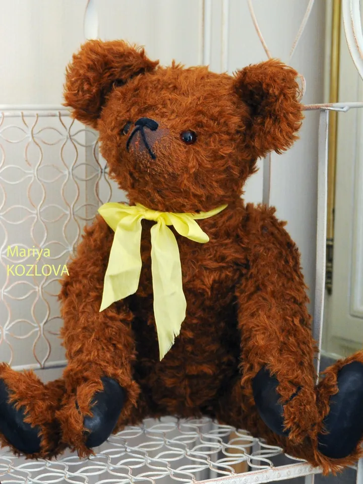 PDF Bully Bear E-Pattern Artist design Sewing pattern for 21 inch (53cm) teddy bear/ classic teddy bear/ jointed bear