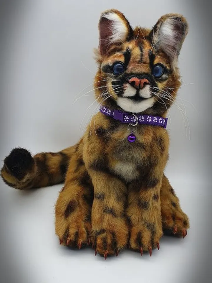 Sewing PATTERN Cougar Toy-Collectible Toy - Posing Toy- Cougar Toy-Stuffed Animal