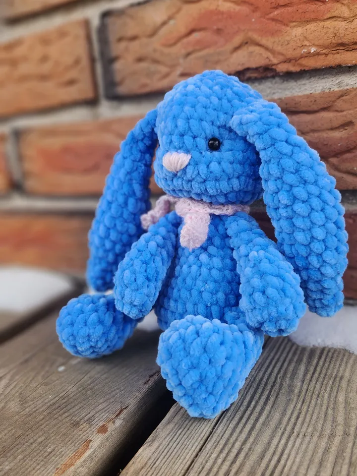 Long Ear Bunny Crochet Pattern | Soft Plush Toy | Amigurumi