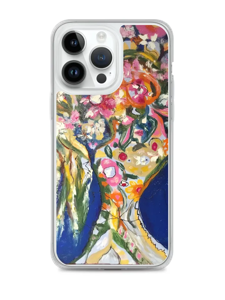 Floral bouquet iPhone Case designed with my original oil painting del fondo de mi corazon flower bouquet,unique gift.