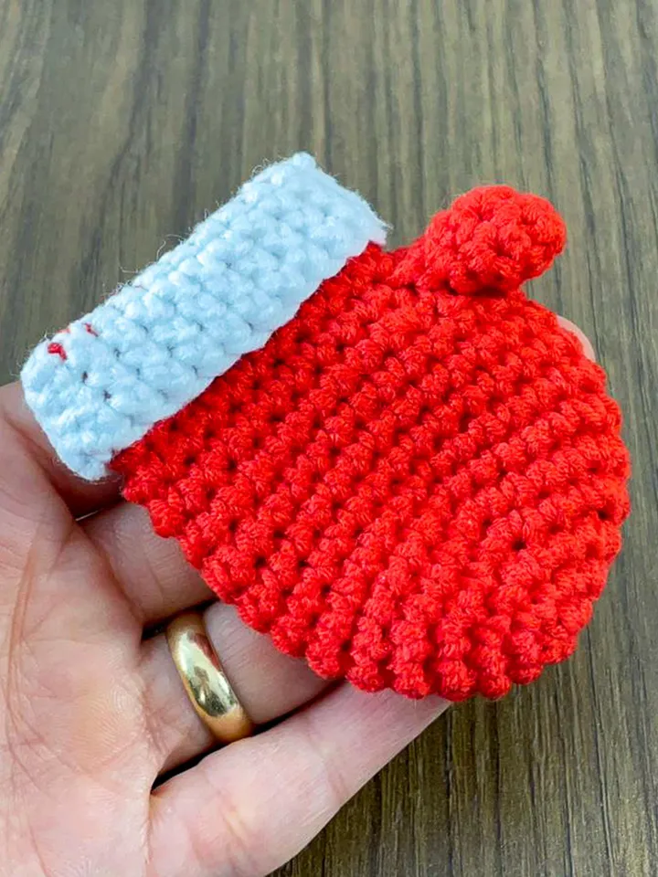 Crochet Christmas Mitten Ornament Pattern, DIY Holiday Amigurumi Decoration, Red Festive Crochet Gift Tutorial PDF