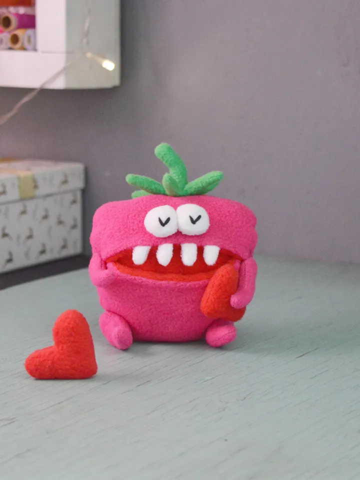 Plush Fleece Toy Pattern – Raspberry Softie PDF Tutorial