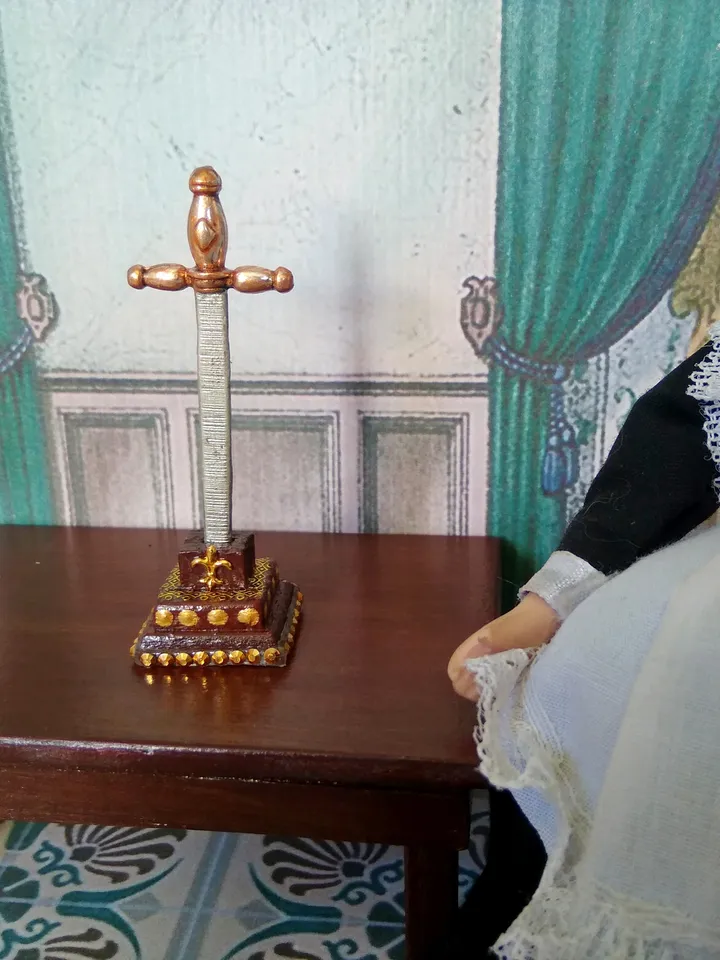 Dollhouse weapons. Collection weapon. Museum exhibit.1:12 scale.