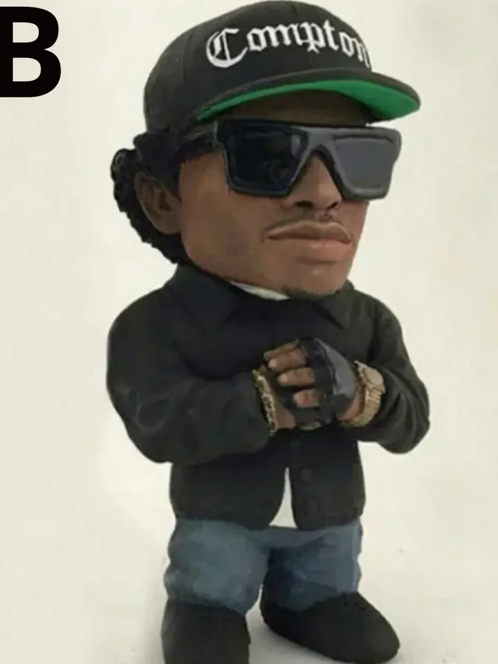 Hip Hop Legend Commemorative Resin Ornaments Memorial Resin Statue Crafts Characters Sculpture Home Garden Decoration