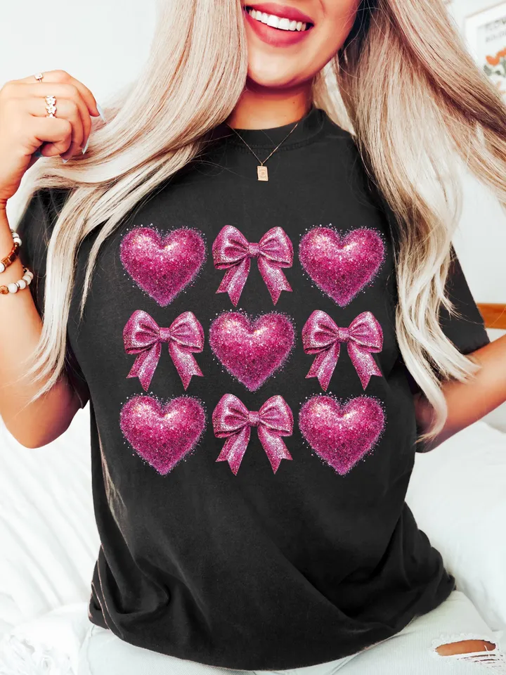 Coquette Glitter Valentine Pink Heart Png, Pink Valentine Png, Girls Valentine Png, Valentine Heart, Valentine Coquette Png, Valentines Mama