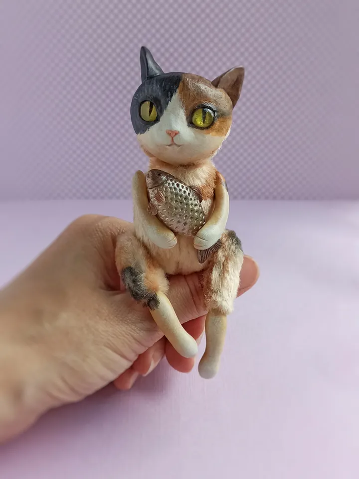 art doll cat