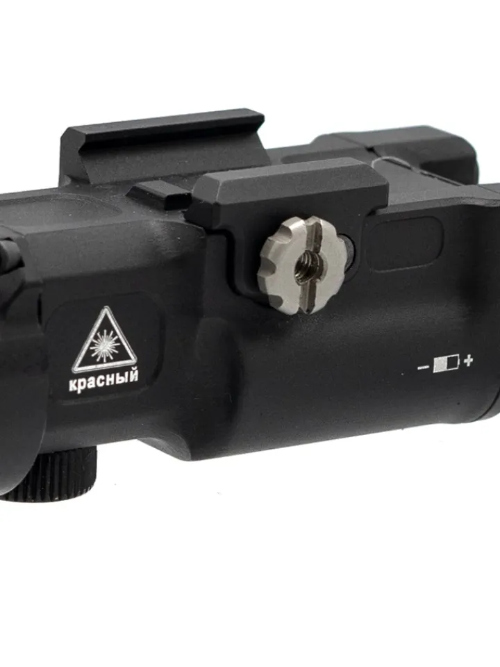 Klesh-1S red laser tactical LED flashlight wall of light effect Klesch Zenitco