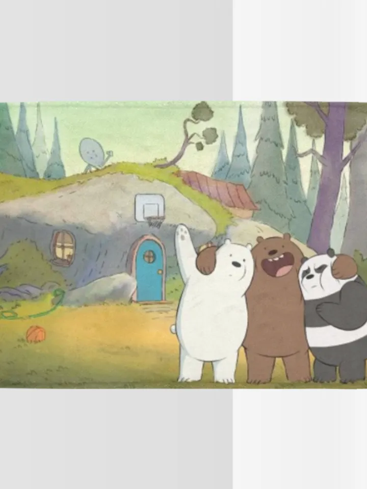 We Bare Bears Blanket Lightweight Soft Microfiber Fleece