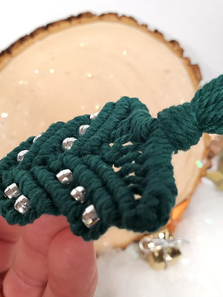 Macrame Tree Ornament Macrame Christmas Tree Macrame Christmas Ornaments Unbreakable Ornaments Holiday Car Charm Boho Tree Ornaments