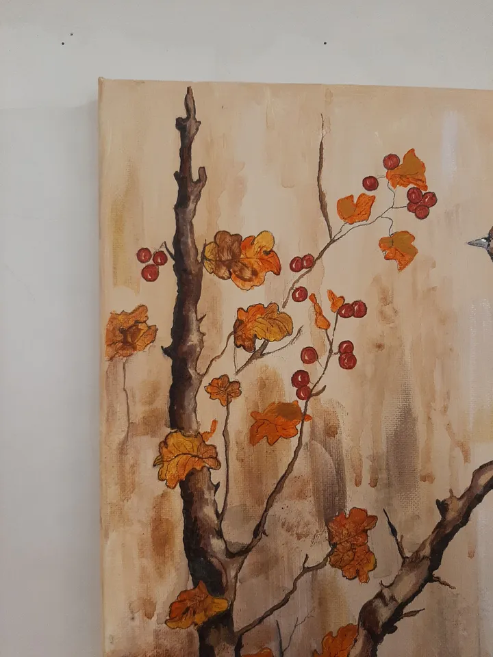 "Autumn Melody" handmade acrylic picture