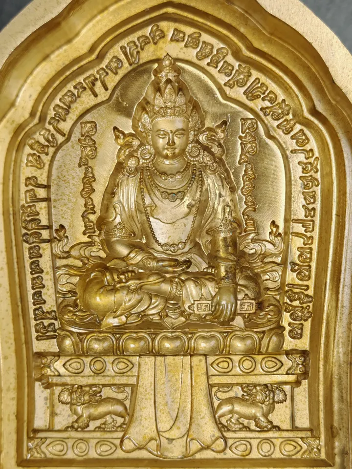 Shenrab Miwo Tsa Tsa Mold, 11cm Shenrab Miwoche ,Gandhanra Handmade Tibetan Bon religion Statue Mould