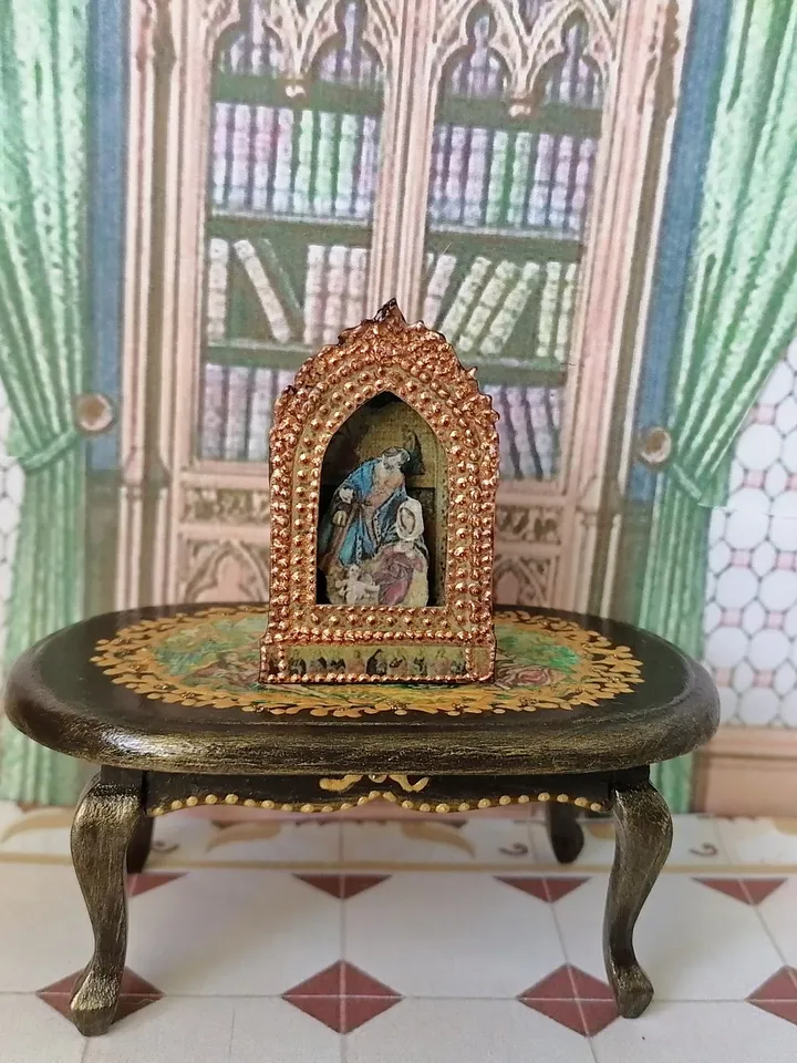 Nativity scene. Christmas miniature. Dollhouse miniature. 1:12.Dollhouse miniature. handmade. Christmas. Gift for Christmas.