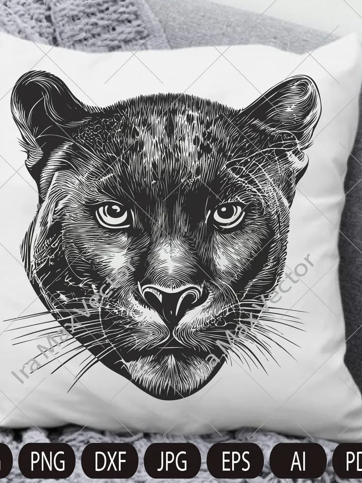 Panther svg, Panther face SVG, Panther Head Svg, Panther Svg,Panther Mascot SVG, Panther print, Panther Png, Panther Clipart, Panther Files