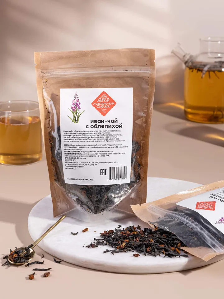 St. John's tea with sea buckthorn, 50gr.(1.76 oz)