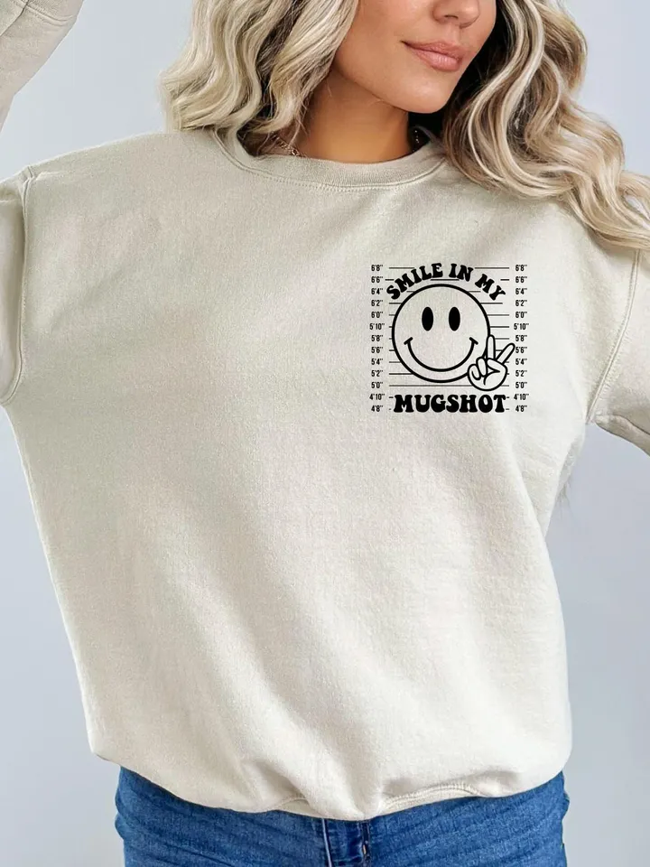 When It Comes To My Grandchildren I Will Smile In My Mugshot Png, Mama Svg Cutting File, GrandMom Png, Mom Svg, Mom Shirt, Funny Quote Png