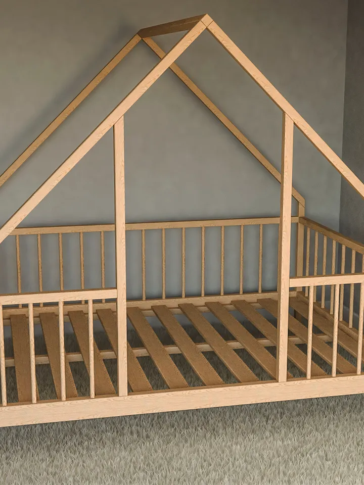 Montessori House Bed Plan, Full Size, PDF, DIY