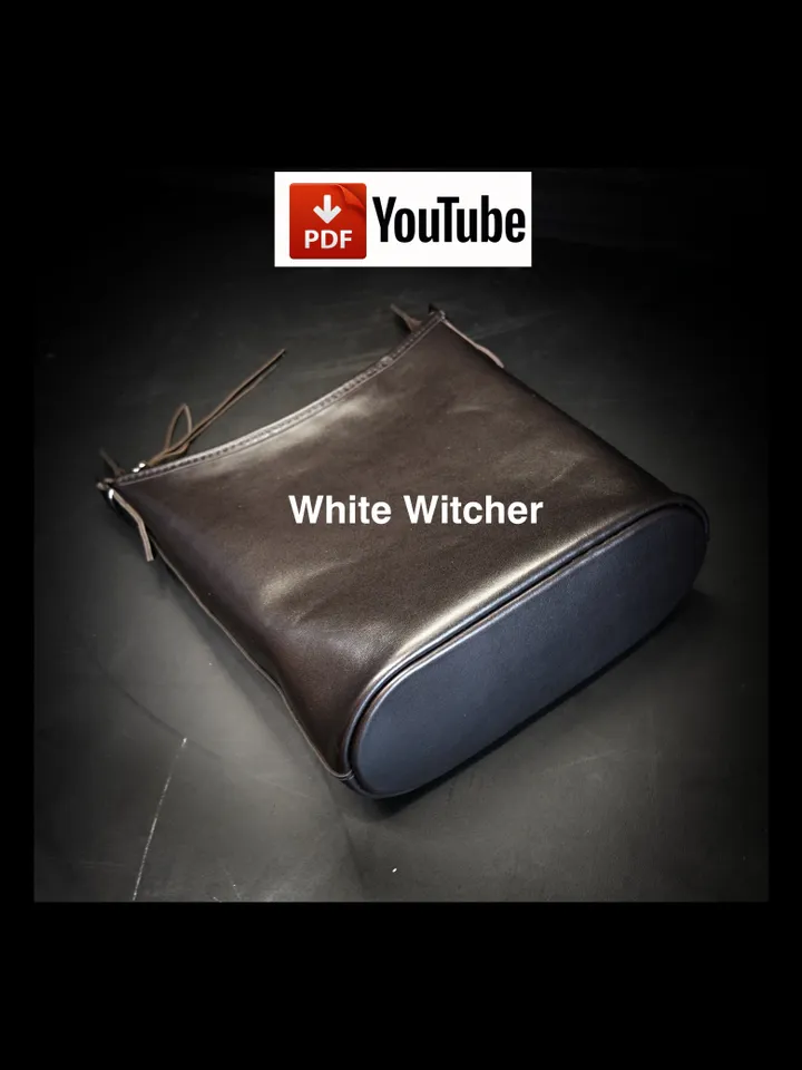 Leather pattern to make a Women's crossbody bag - NIKA. BG33