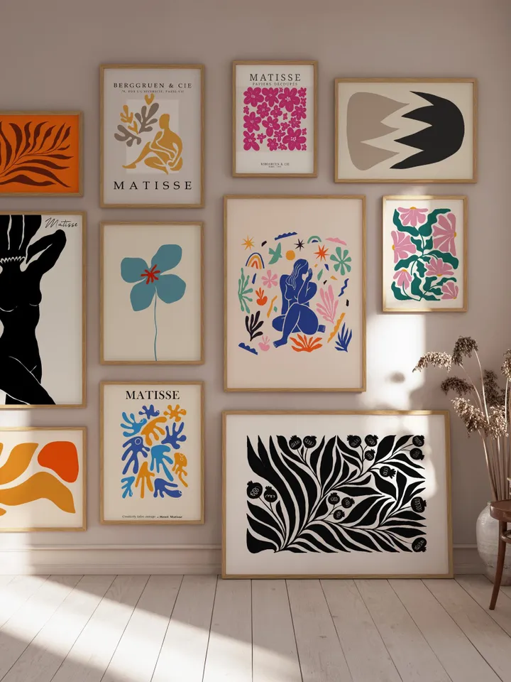 1750 Henri Matisse Select Prints | Eclectic Gallery Wall Set | Exhibition Bundle | Modern Maximalist Digital Download | Printable Wall Art