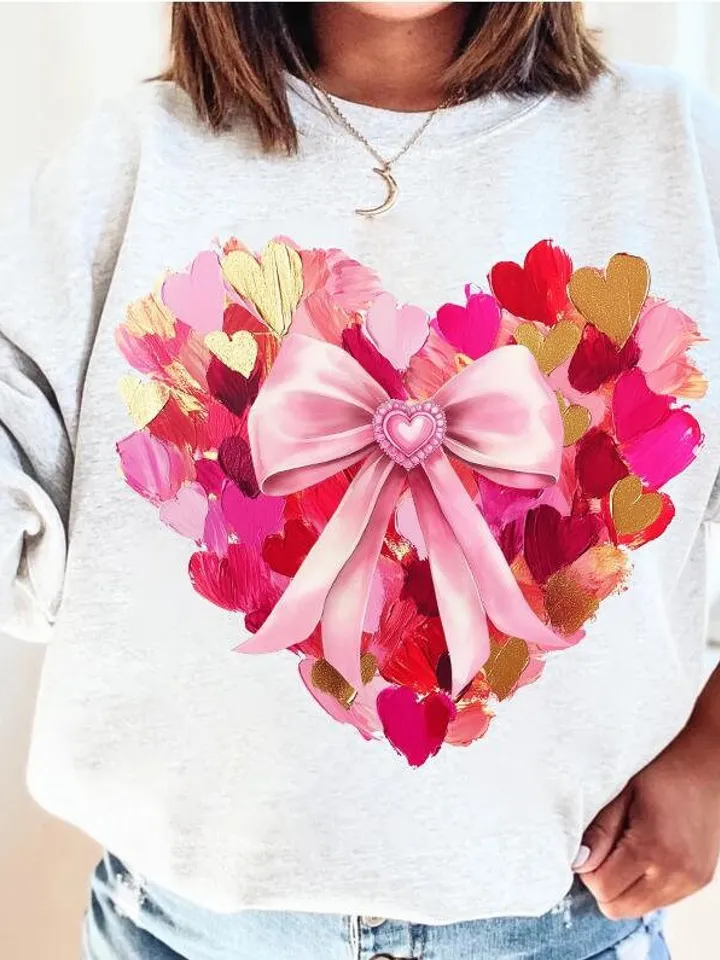 Valentine Day Heart Brushstroke png, Valentine png, Valentines day Png, xoxo png, valentine png designs, Coquette Valentine Png Trendy Vday
