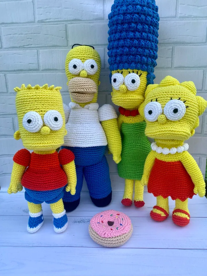 The Simpsons crochet amigurumi patterns
