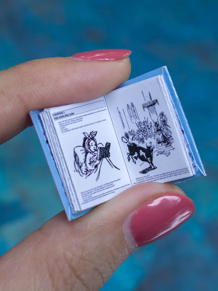 FREE TEMPLATE Miniature Mary P. book