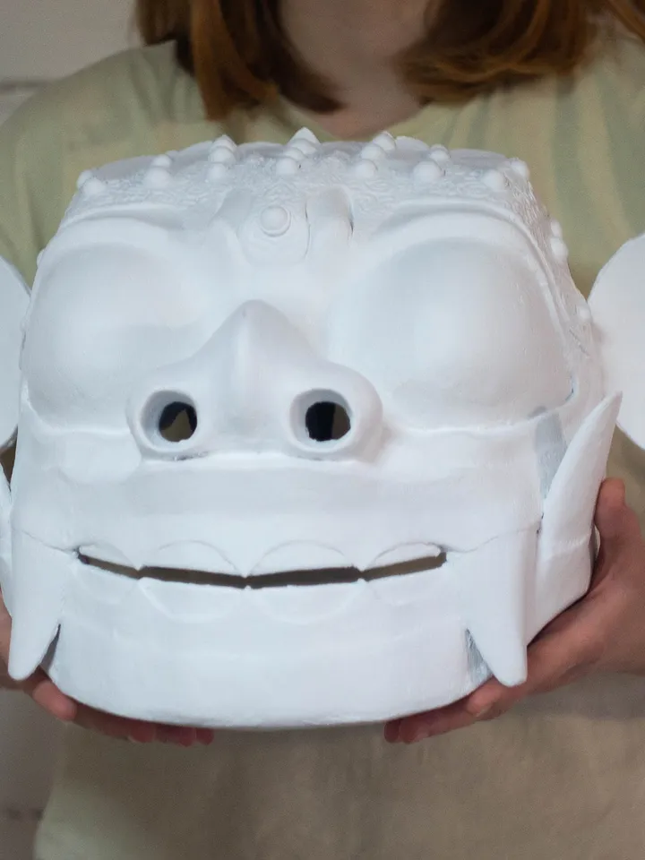 Balinese Barong Mask, Barong Mask, Ritual Mask for Barong Dance Halloween or Cosplay